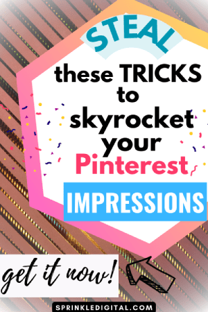 What are Impressions on Pinterest + How to get more Impressions