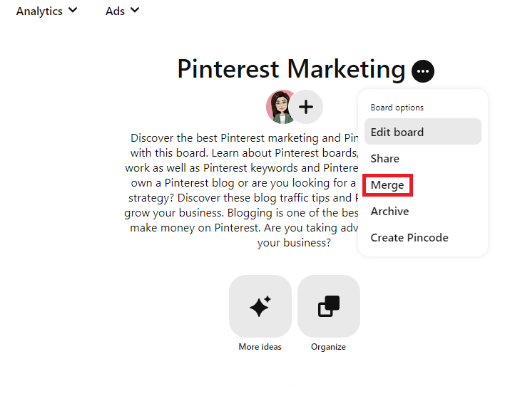How to Merge Boards on Pinterest mobile (and pc)