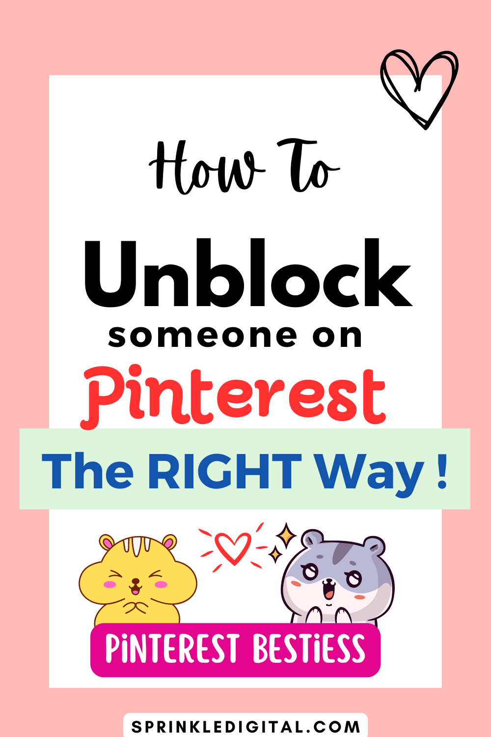 how to unblock someone on Pinterest