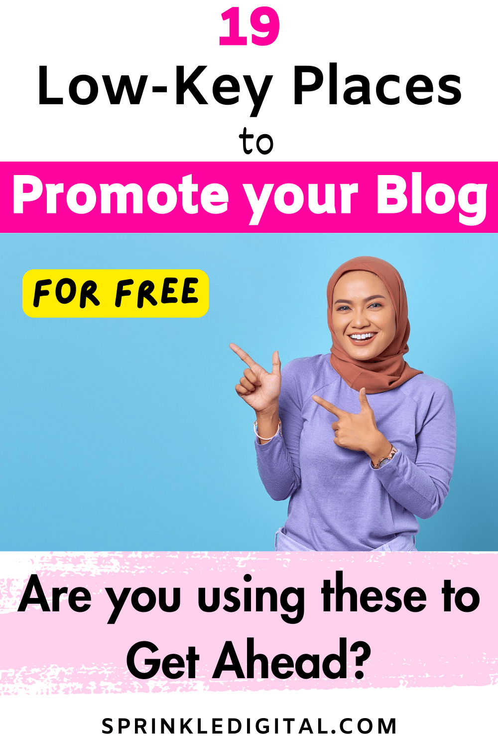 where to promote your blog for free 2- sprinkle digital